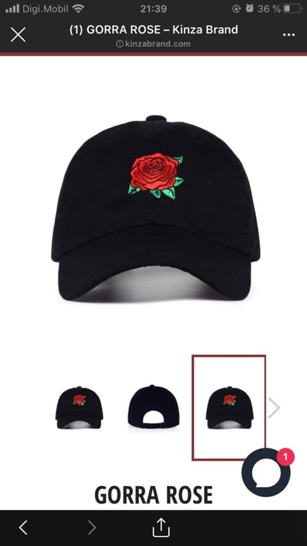 Moda Gorra de rosa 🌹 