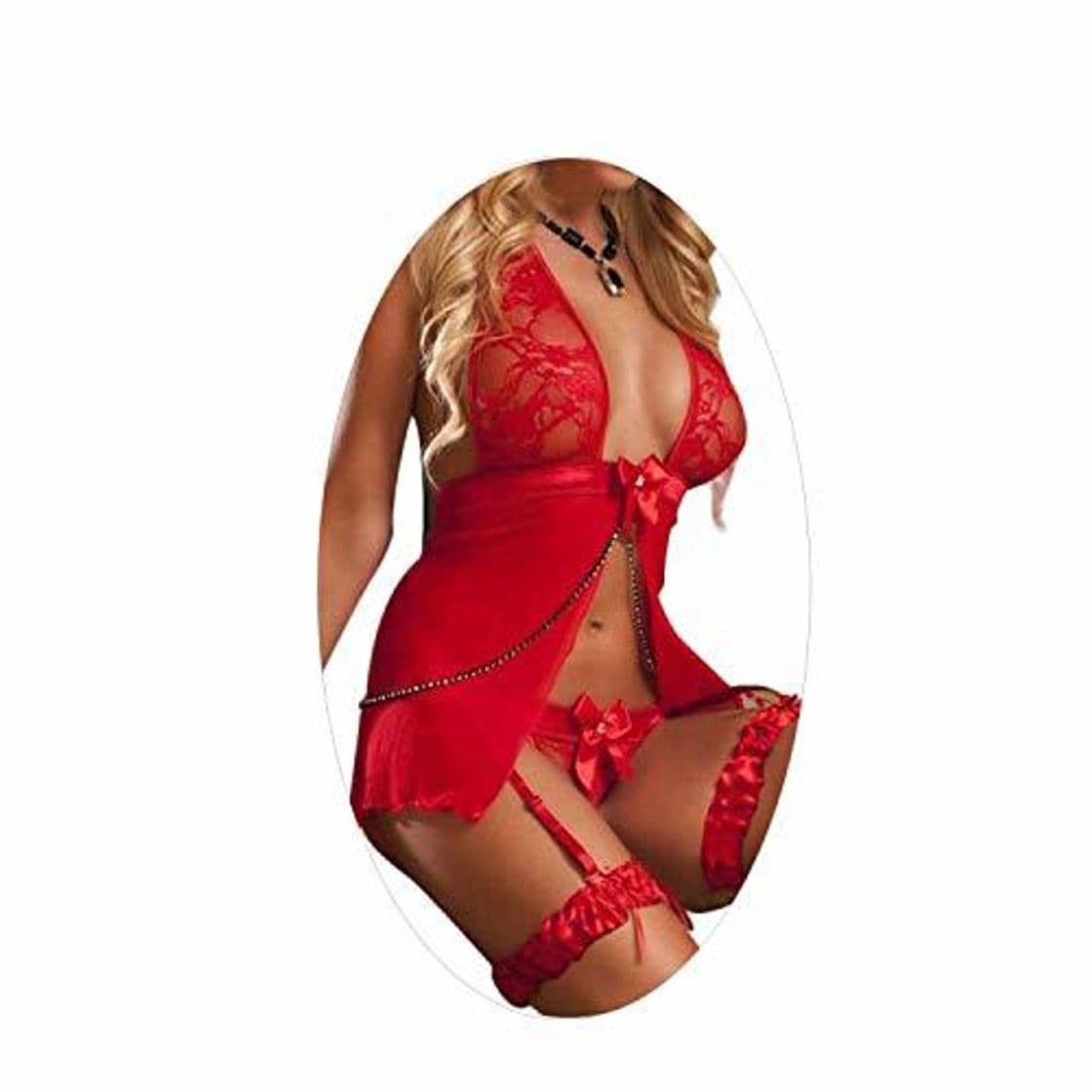 Producto EVBEA Lencería Mujer Erótica de Encaje Vestidos Sexys Babydoll Ropa Interior Femenina