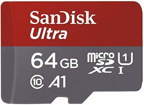 Electronic SanDisk Ultra - Tarjeta de memoria microSDXC de 64 GB con adaptador