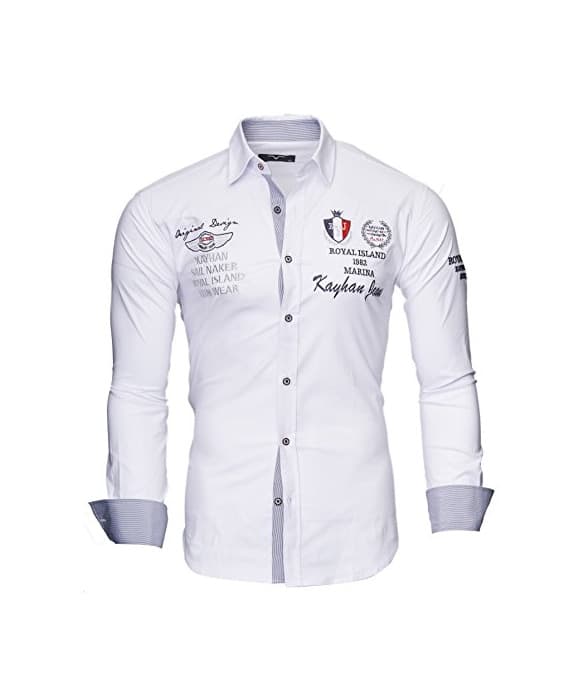 Moda Kayhan Hombre Camisa Monaco White