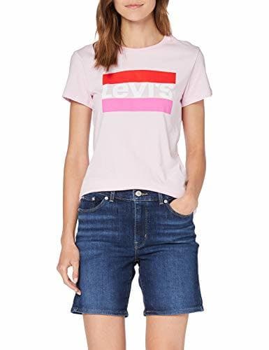 Fashion Levi's The Perfect Tee, Camiseta, Mujer, Rosa