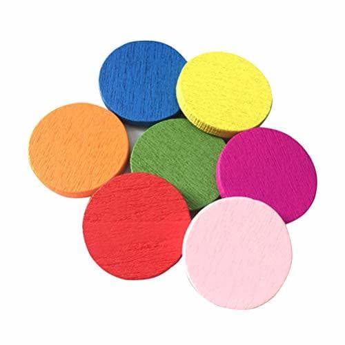 Product STOBOK 50 Piezas Color Recuento de Piezas Madera Juego de matemáticas Ayudas