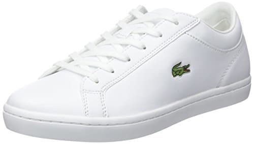 Fashion Lacoste Straightset BL 1 SPW, Zapatillas para Mujer, Blanco