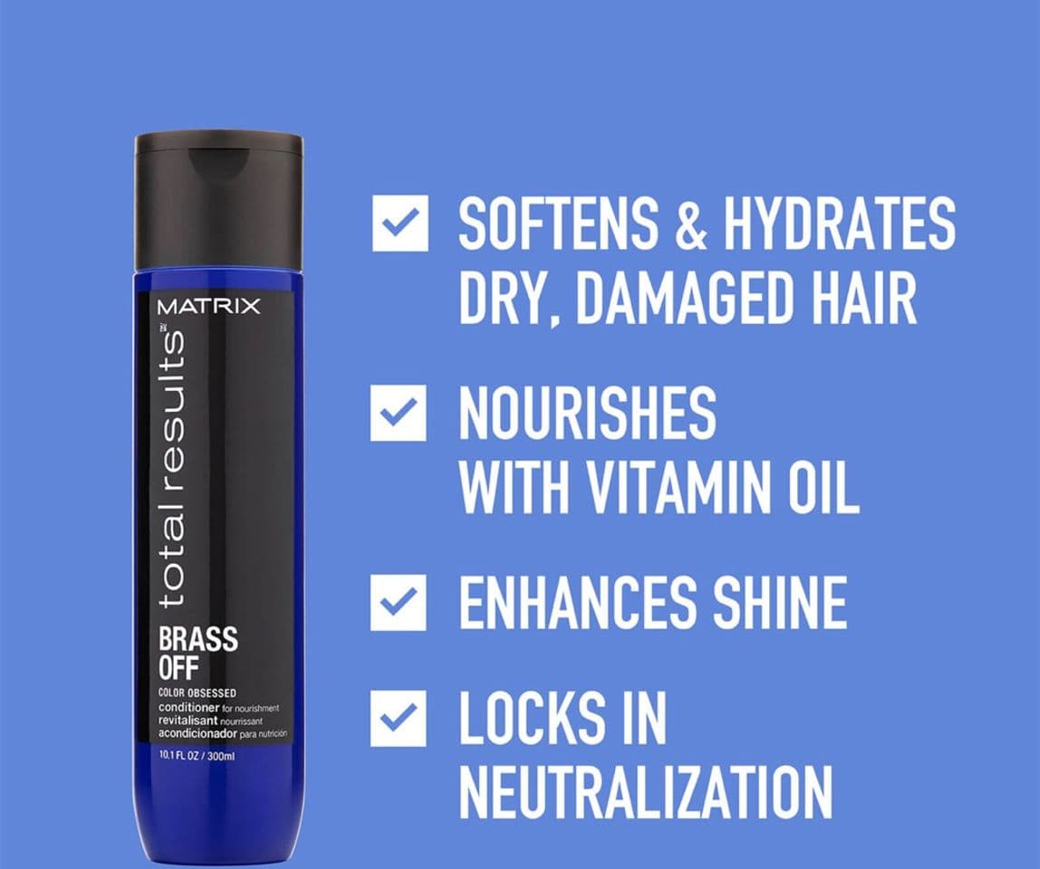 Producto Matrix Total Results Brass Off Brunette Blue Conditioner