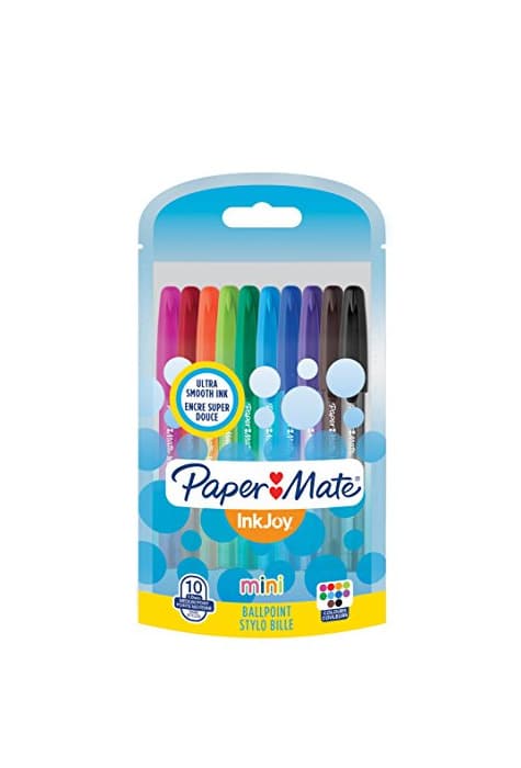 Producto Paper Mate InkJoy 100 Mini CAP, bolígrafo con capuchón, punta media de 1 mm