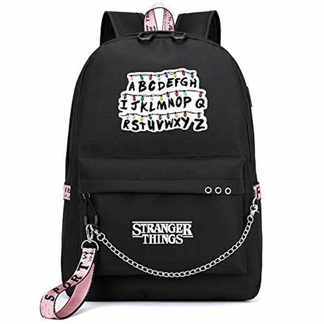 Electronic Mochila Stranger Things Escolar, Stranger Things 3 Mochila de Impresión 3D Stranger