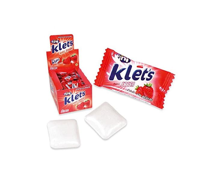 Producto CHICLE KLET´S SIN AZÚCAR SABOR FRESA 200 UD