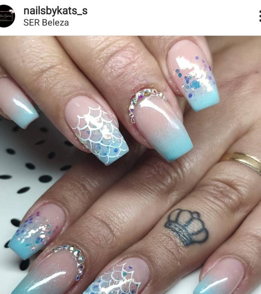 Moda 😊unhas de sereia