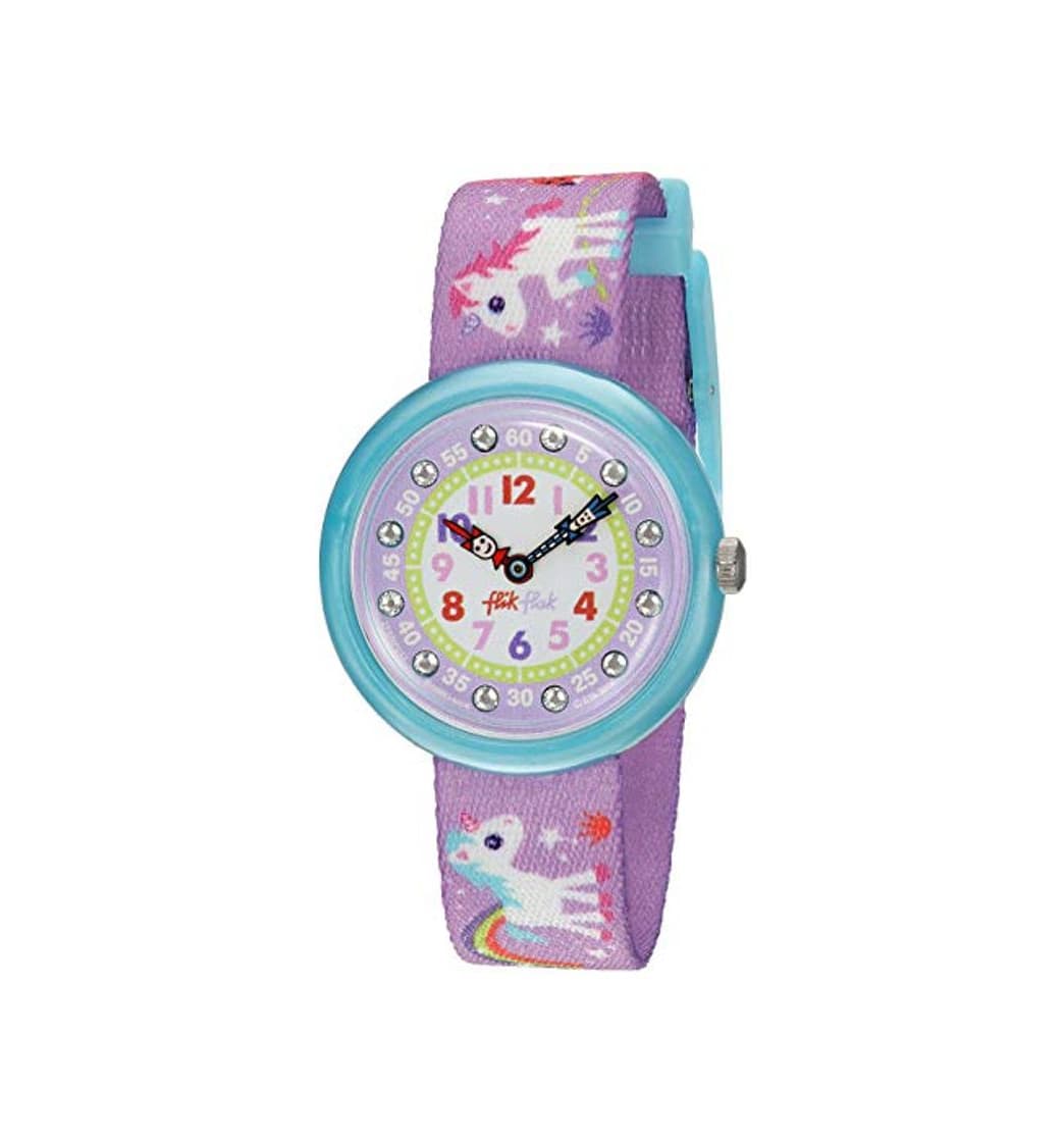 Product Flik Flak Reloj Analógico de Cuarzo para Niña con Correa de Tela – FBNP033