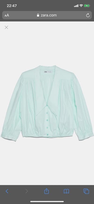 Fashion Camisa verde água 