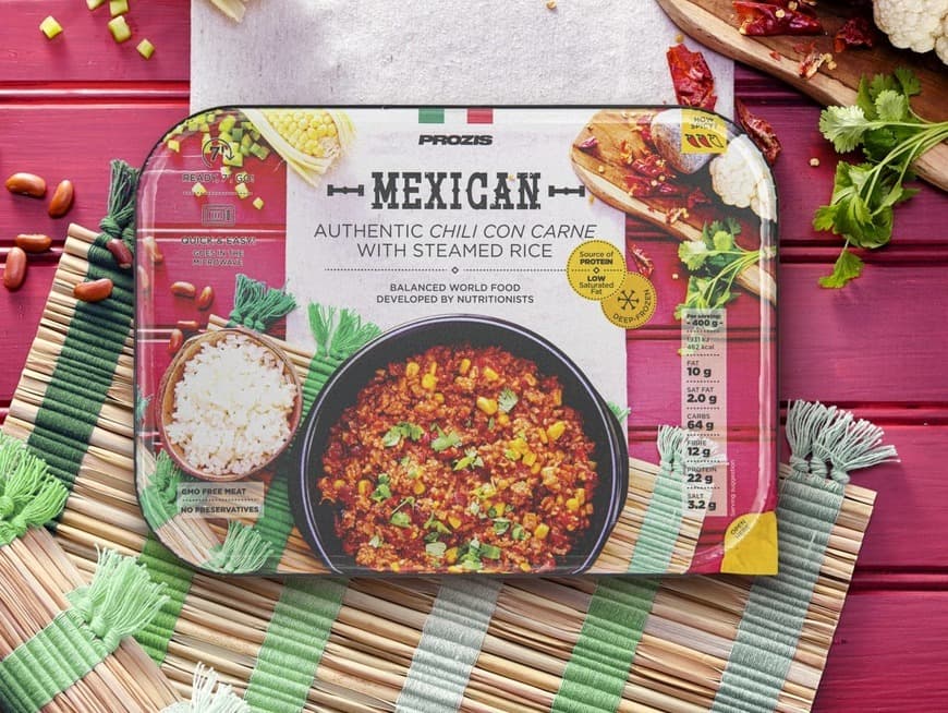 Moda Prozis- Chili con Carne Mexicano com Arroz a Vapor