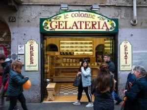 Restaurantes Gelateria le Colonne Crèpes famose