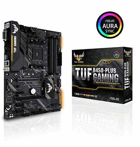 Electrónica Asus TUF B450-PLUS GAMING - Placa base de gaming mATX AMD B450