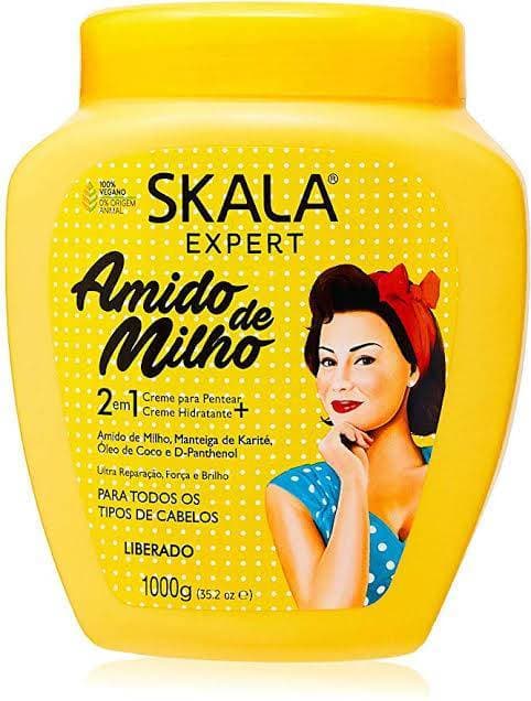 Moda Creme para pentear amido de milho da Skala