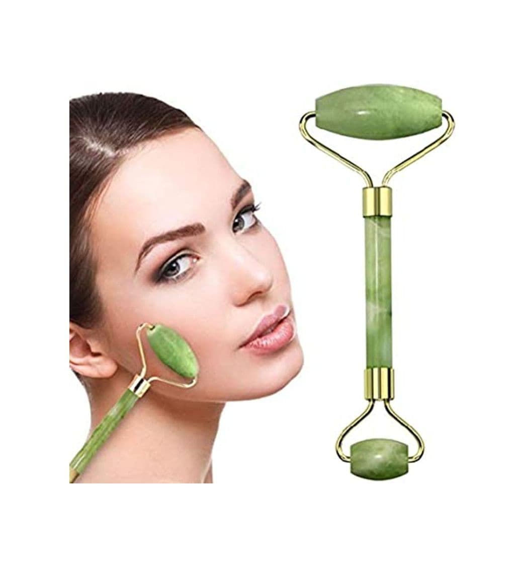 Product Lictin Rodillo de Jade Facial Masaje- 2 pcs Gua Sha Facial