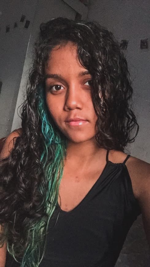 Fashion Pintei meu cabelo de verde 💚