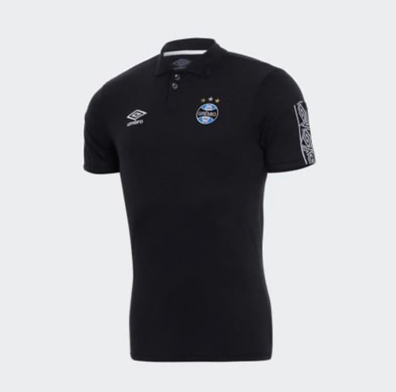 Product Camisa Polo Umbro Grêmio 2020 Viagem Preta Masculina 