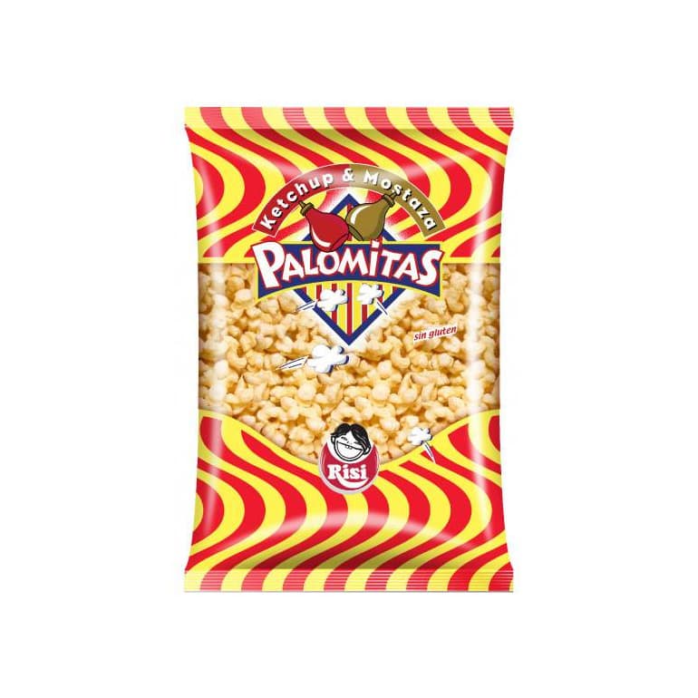 Product Palomitas ketchup y mostaza.