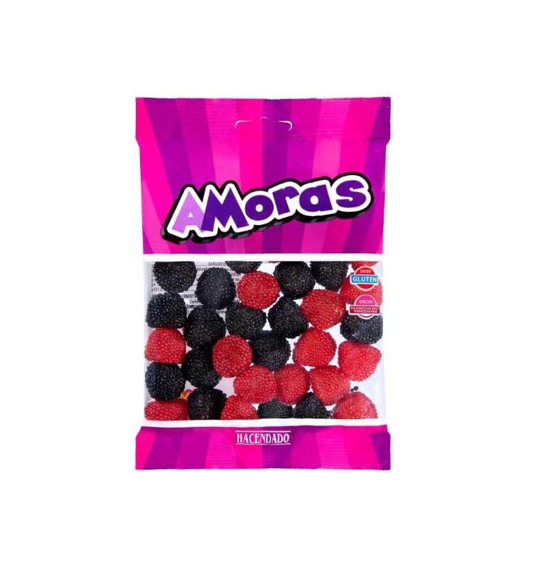 Product Golosinas moras.