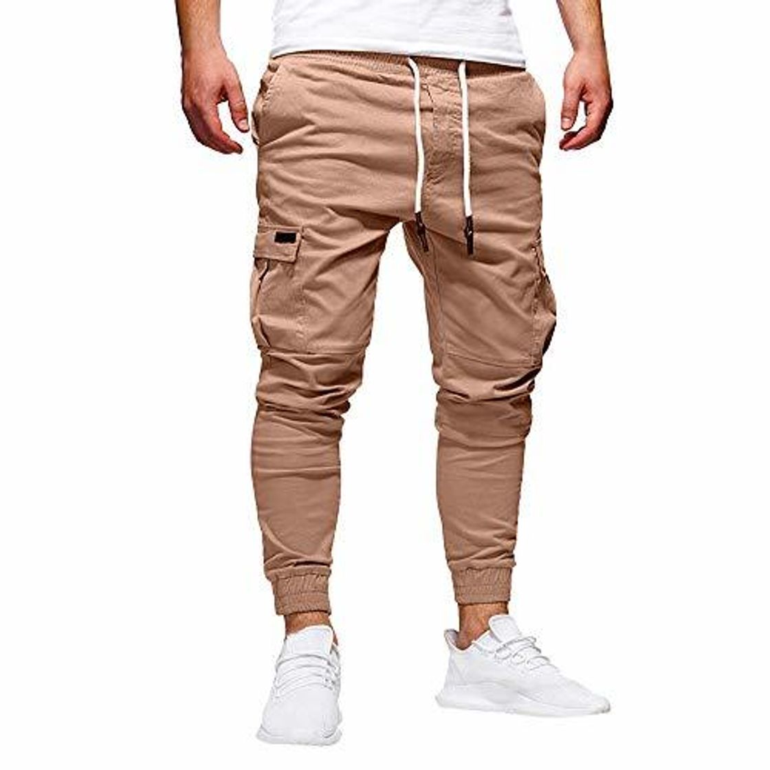 Product STRIR Pantalones de Hombre Casuales Deporte Joggers Pants Algodón Slim Fit Jeans