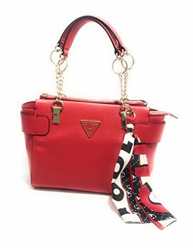 Product Guess BORSA ANALISE SOCIETY SATCHEL CON FOULARD ECOPELLE ROSSO DONNA B20GU01