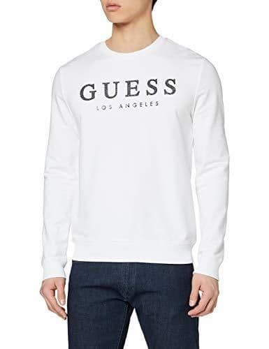 Fashion Guess Alvar Cn Fleece Sudadera con Capucha