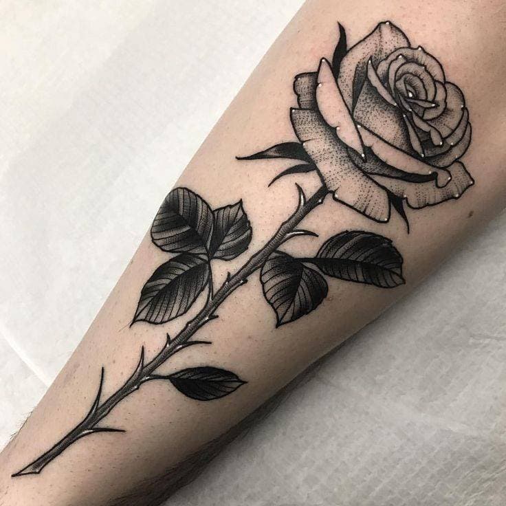 Fashion Tatuagem flor