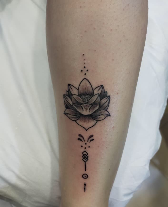 Fashion Tatuaje flor de loto