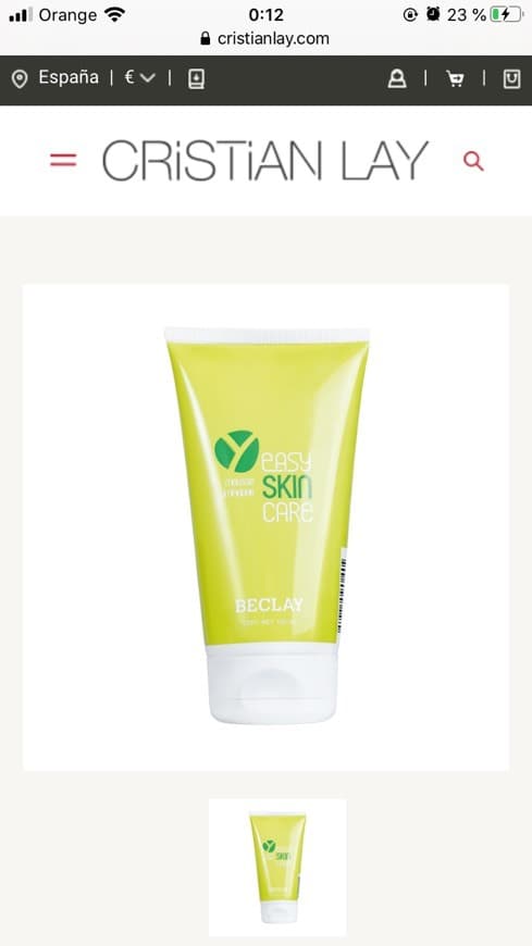 Producto Limpiador facial beclay 