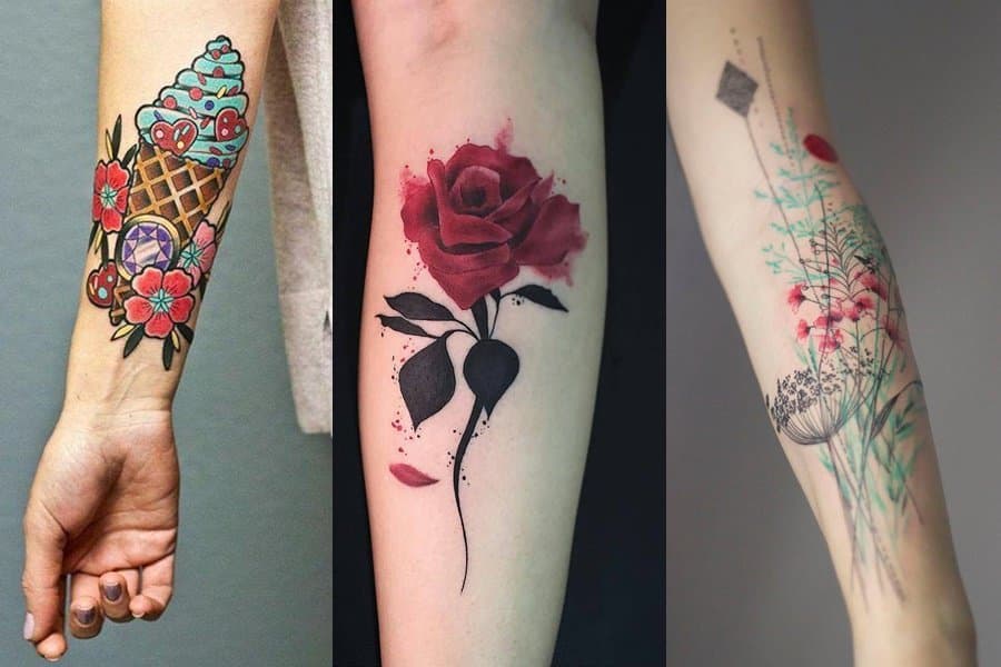 Moda Tatuagem colorida 