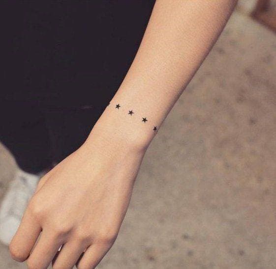 Moda Tatuaje estrellas