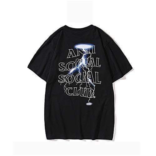 Place BLJS Camisa de Las Mujeres de los Hombres T Anti Social Club