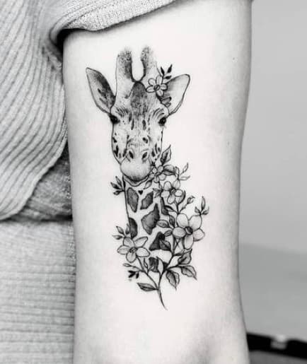 Fashion Tatto girafa 