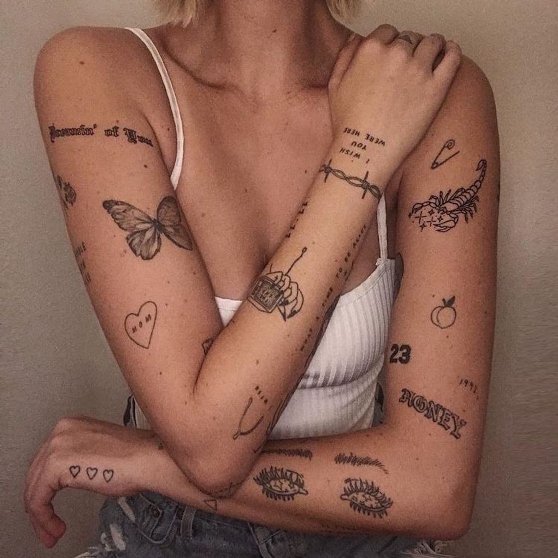 Moda Inspirações tatuagem 〰️