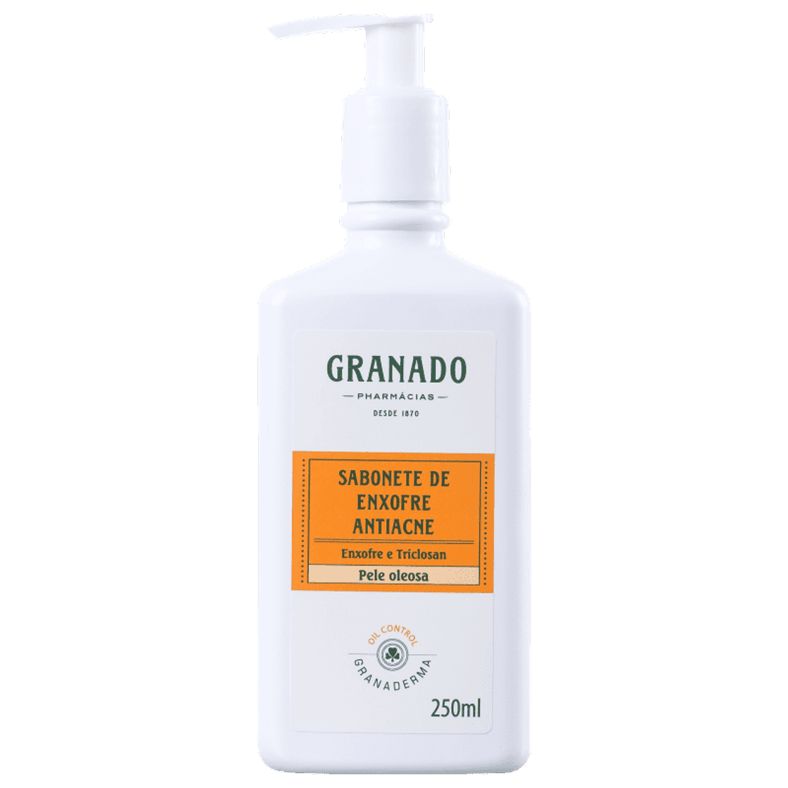 Moda Sabonete Líquido de Enxofre Antiacne, Granado, Laranja, 250m