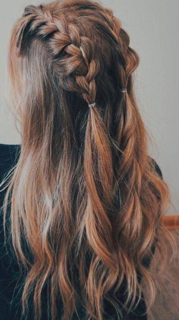 Fashion Penteado com trança 