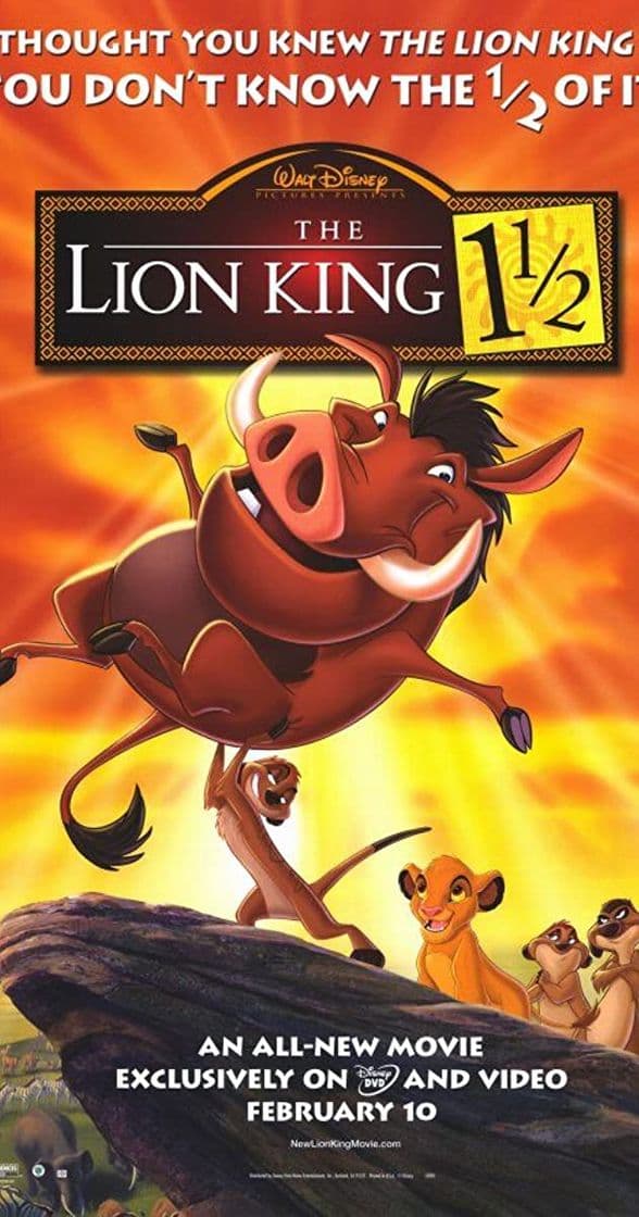 Movie The Lion King 3: Hakuna Matata (Video 2004)