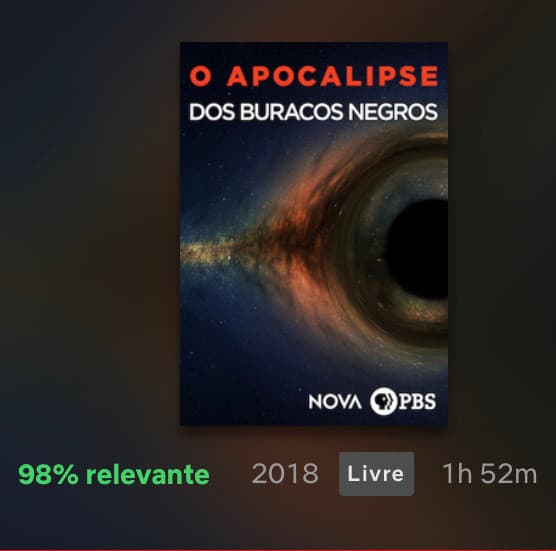 Movie O apocalipse dos buracos negros 🕳 