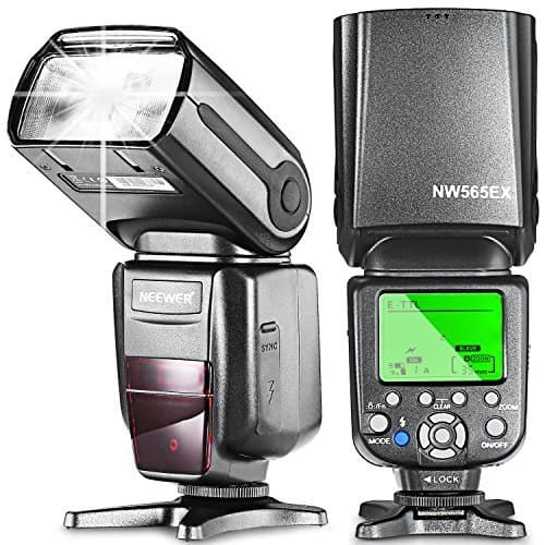 Electronic Neewer NW565EX E-TTL Flash Esclavo Speedlite para Canon 7D Mark II 5D