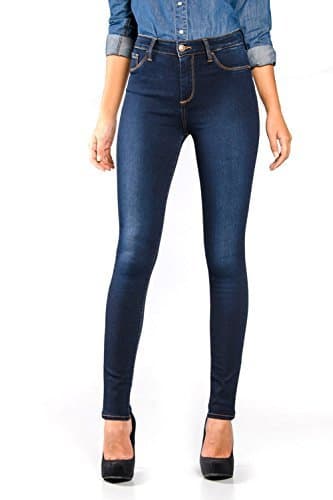 Fashion Tiffosi One Size High_1 Vaqueros Slim, Azul