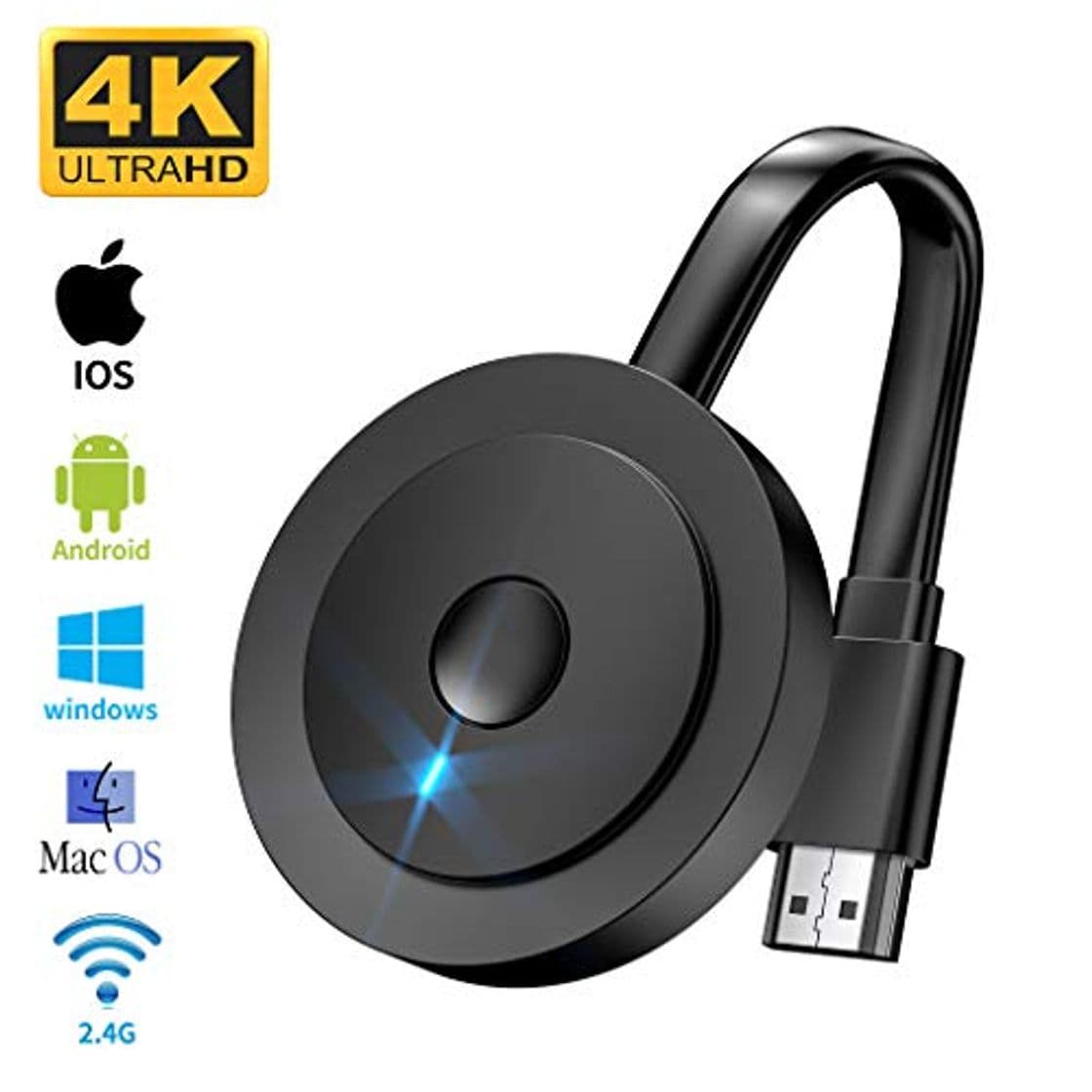 Producto Wireless HDMI 4K HDR, MPIO HDMI Inalámbrico 1080P WiFi Display Dongle Receiver