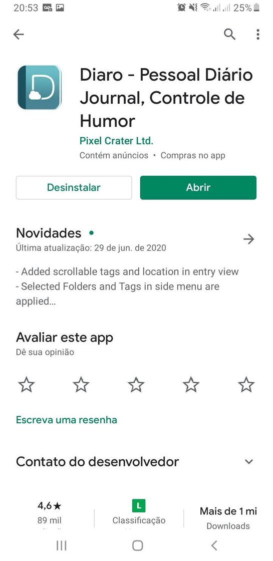 App Diário 