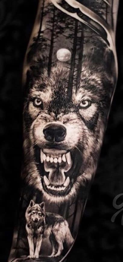 Moda TATTOO WOLF