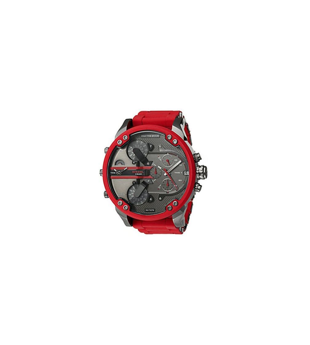 Fashion Diesel Reloj analogico para Hombre de Cuarzo con Correa en Silicona DZ7370