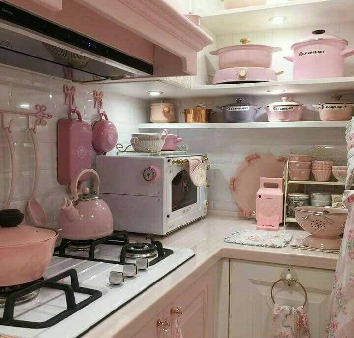 Fashion Minha cozinha rosa 😍💞