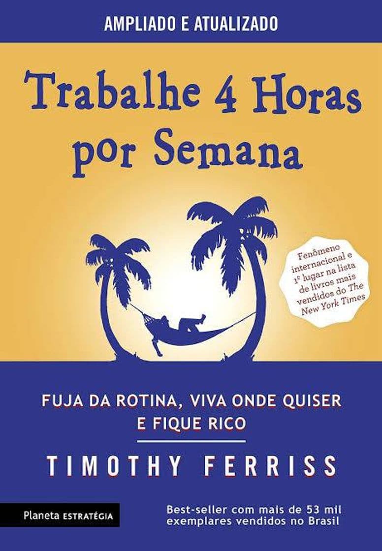 Book Livro: Trabalhe 4 horas por semana. 