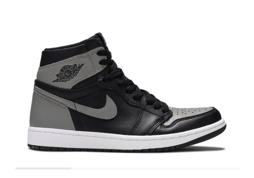 Fashion Air Jordan 1 Retro High Og "shadow" - black/white-medium grey