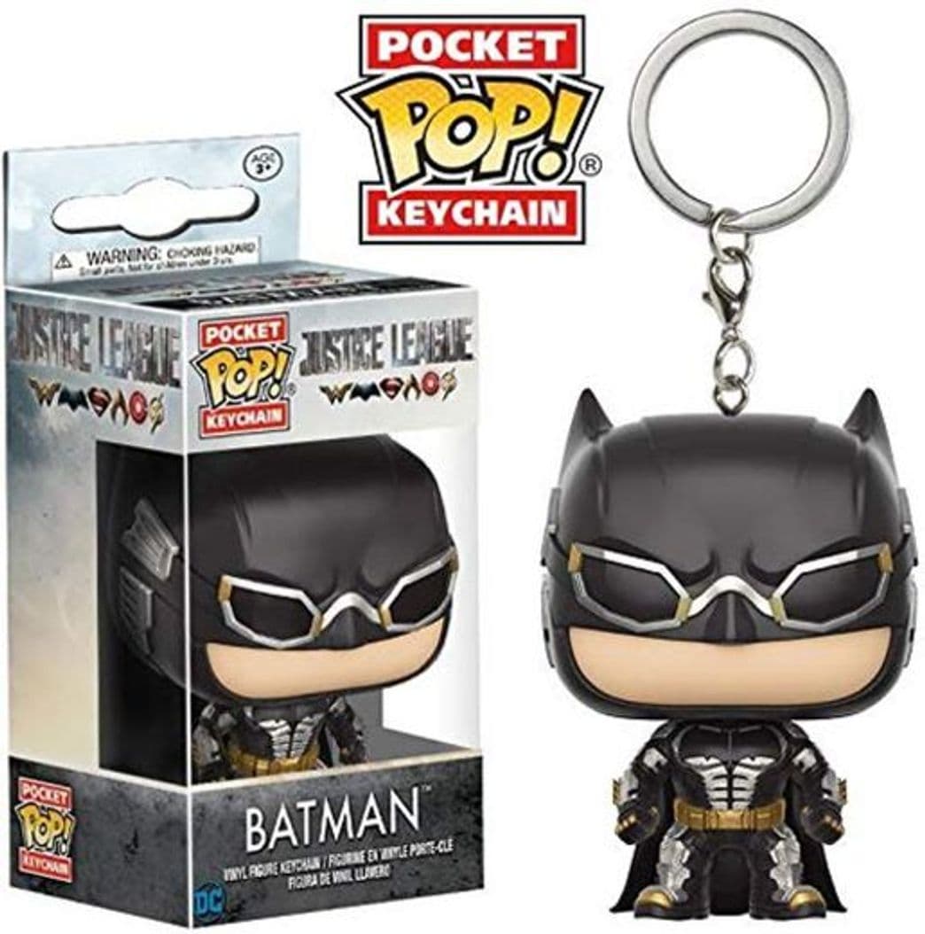 Product DC DC-13794 Llavero de Vinilo Batman, colección Justice League