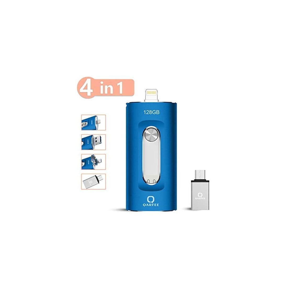 Producto Memoria USB 128 GB 4 en 1 Pendrive para iPhone iPad Android