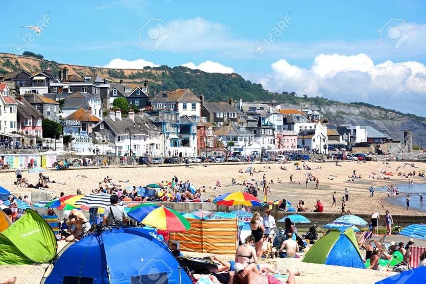 Lugar Lyme Regis Beach